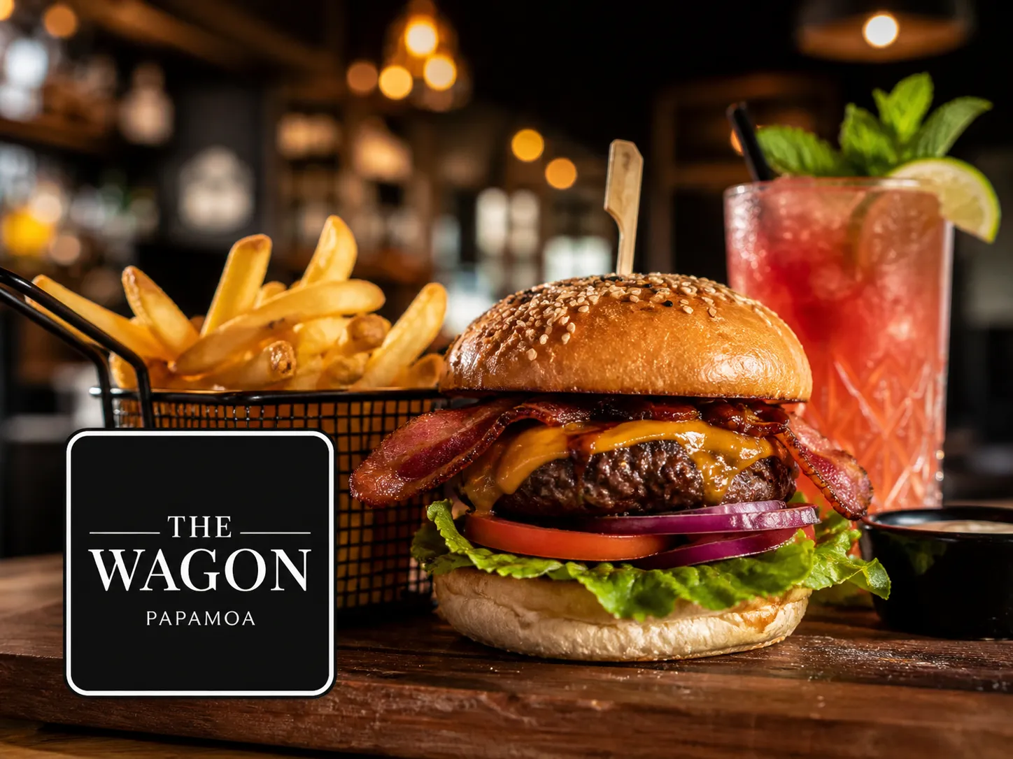 The Wagon - gourmet burgers and cocktails in Pāpāmoa
